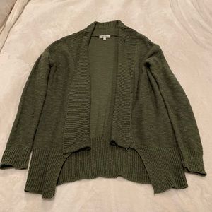 Olive Green Cardigan
